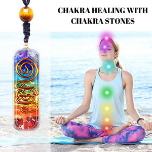 7 Chakra Orgonite Healing halskæde